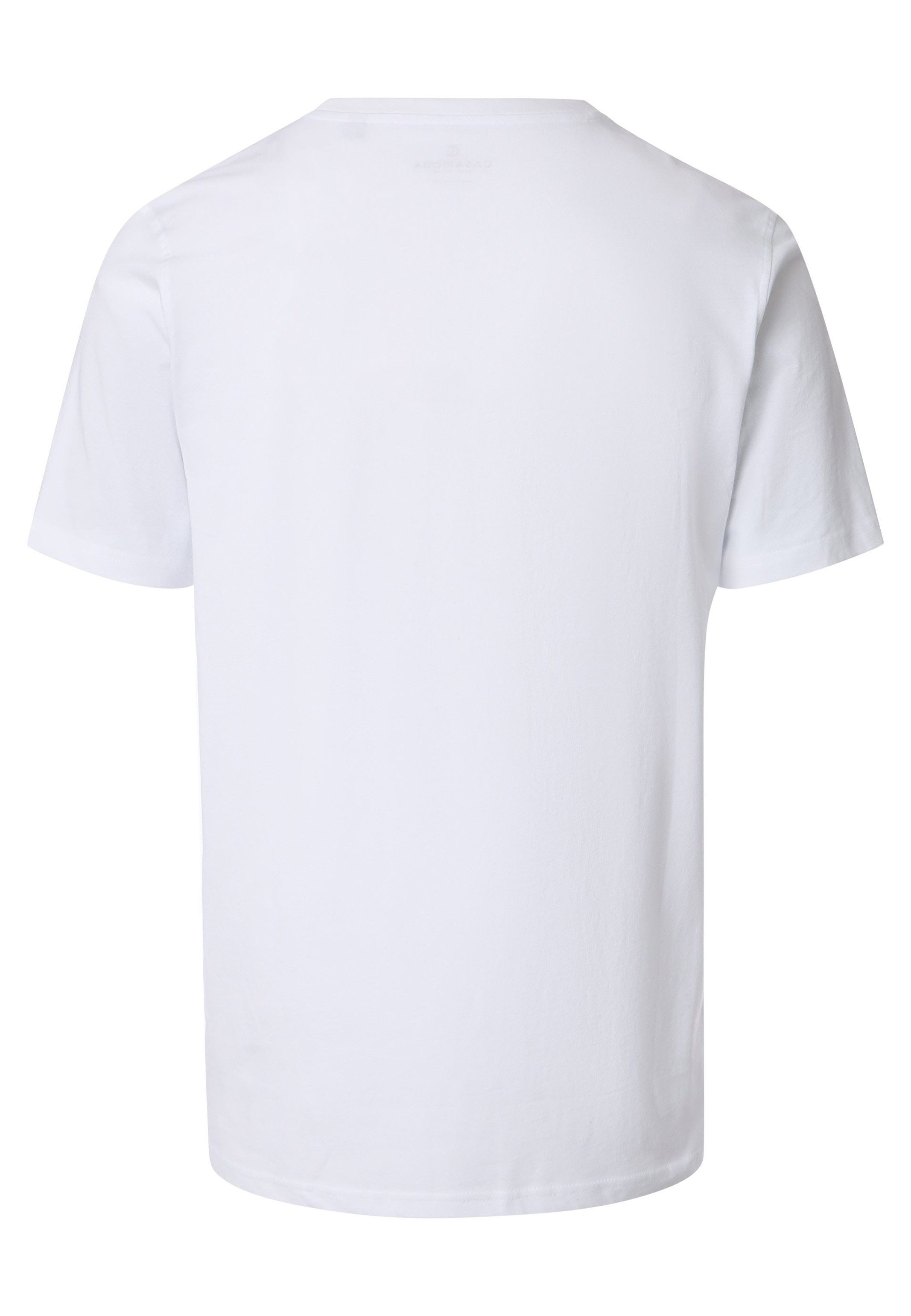 CASAMODA T-Shirt 3er Pack Basic (Spar-Set, 3-tlg) T-Shirt - Baumwolle - Atmungsaktiv - Reine Baumwollqualität
