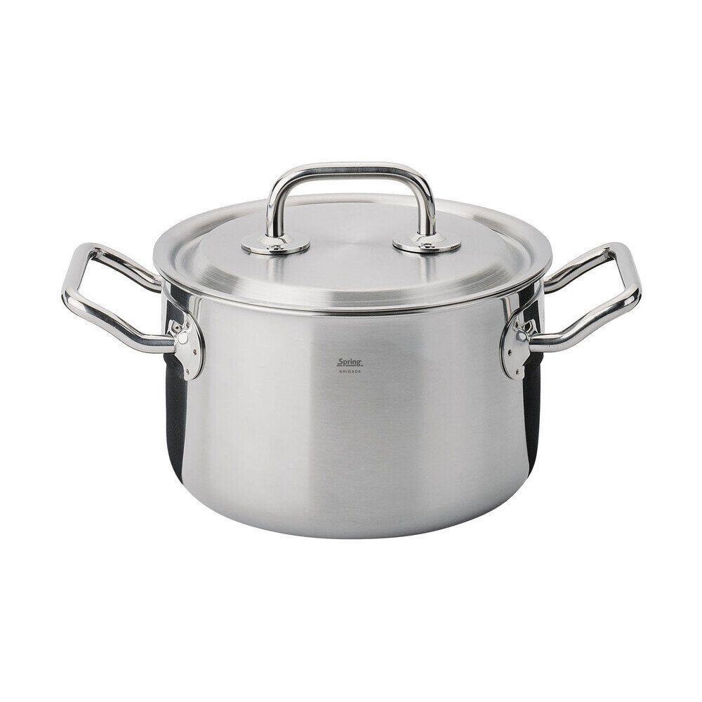 Spring Bräter Fleischtopf 16 cm Brigade Premium, Aluminium, Edelstahl