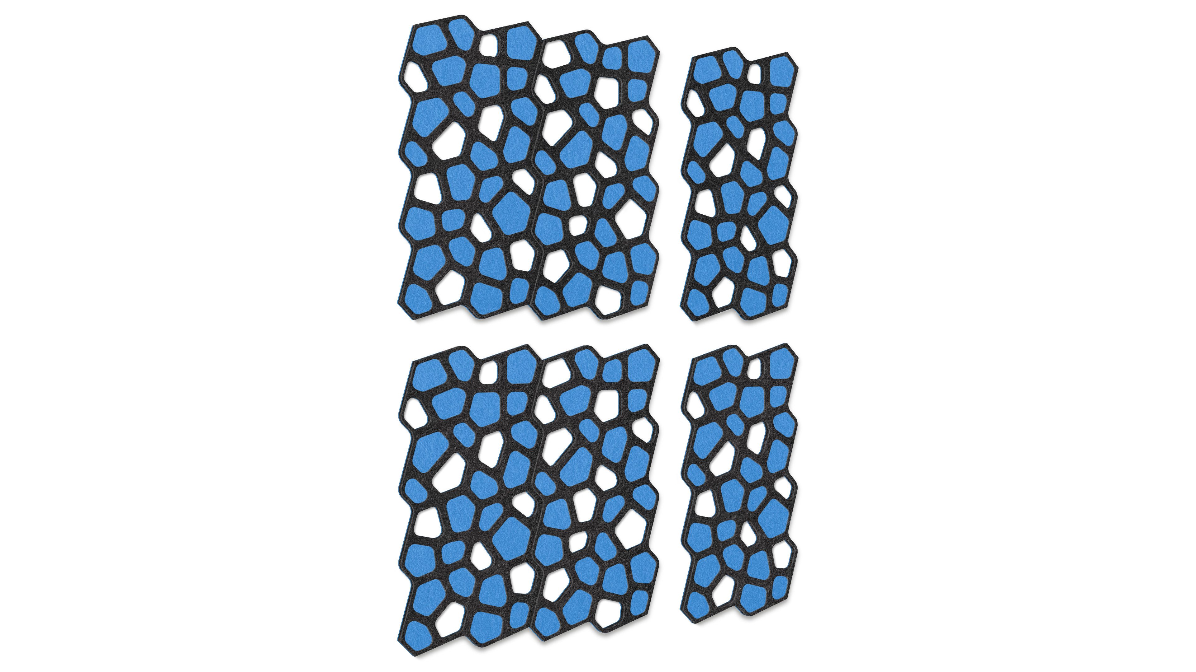 platino24 Akustikplatte platino24 „NAIROBI“ 6er-Set Akustik-Objekt