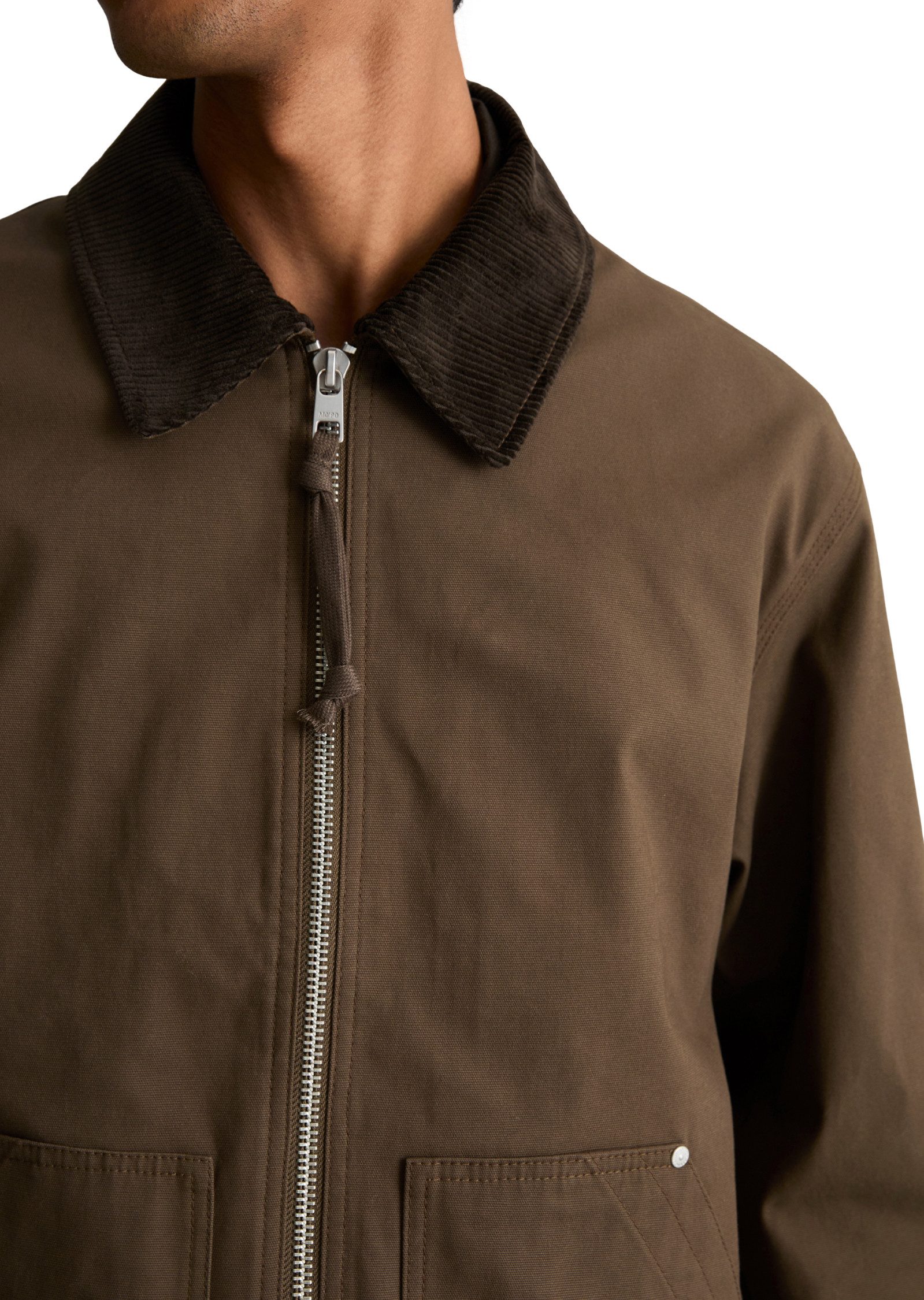 Marc O'Polo DENIM Outdoorjacke aus recyceltem Baumwoll-Canvas – Bild 4 von 5