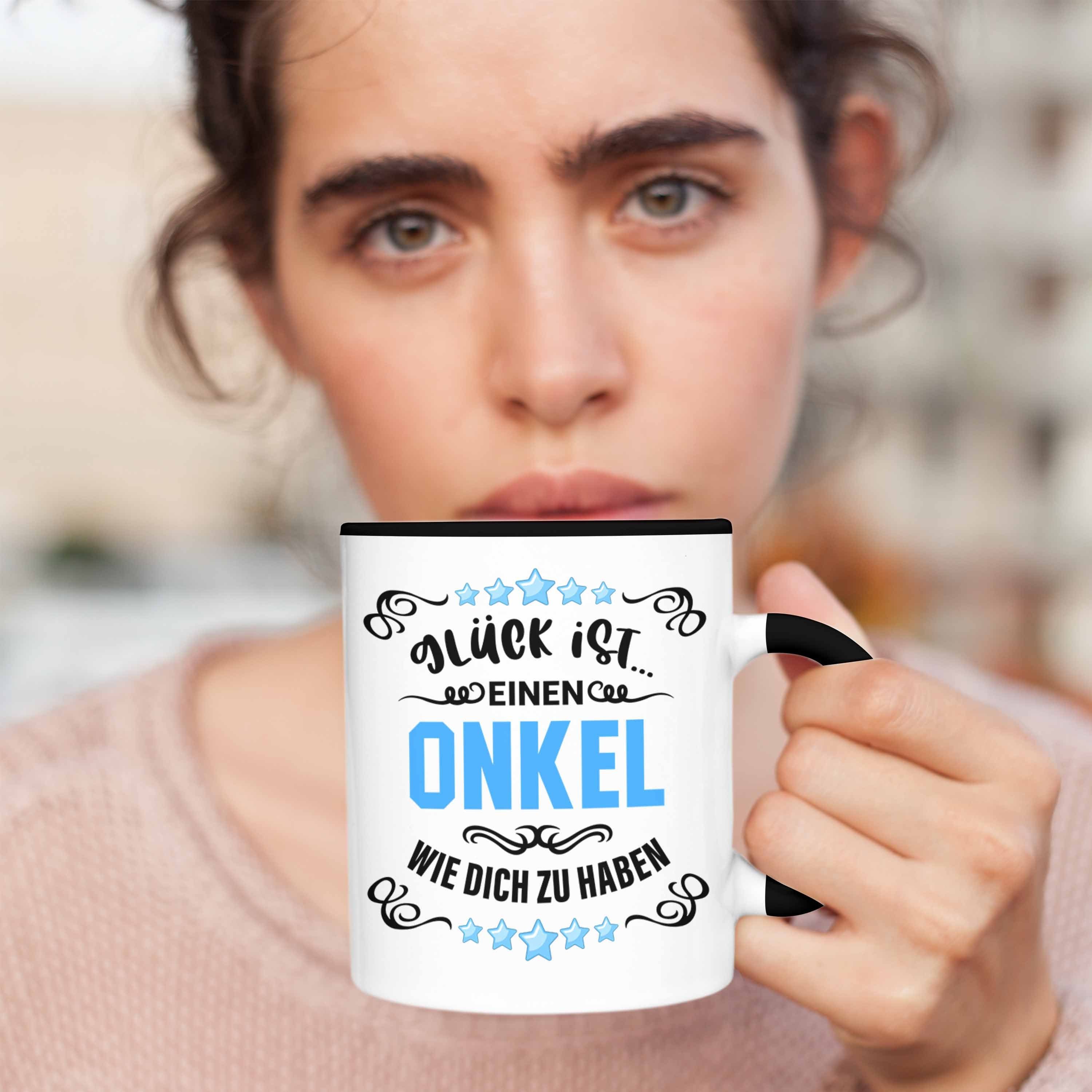 Geschenke Neffe Onkel Trendation Schwarz Onkel für Tasse Geschenk Tasse Nichte - Lustige Nichten Spruch Geschenkidee von Trendation Bester