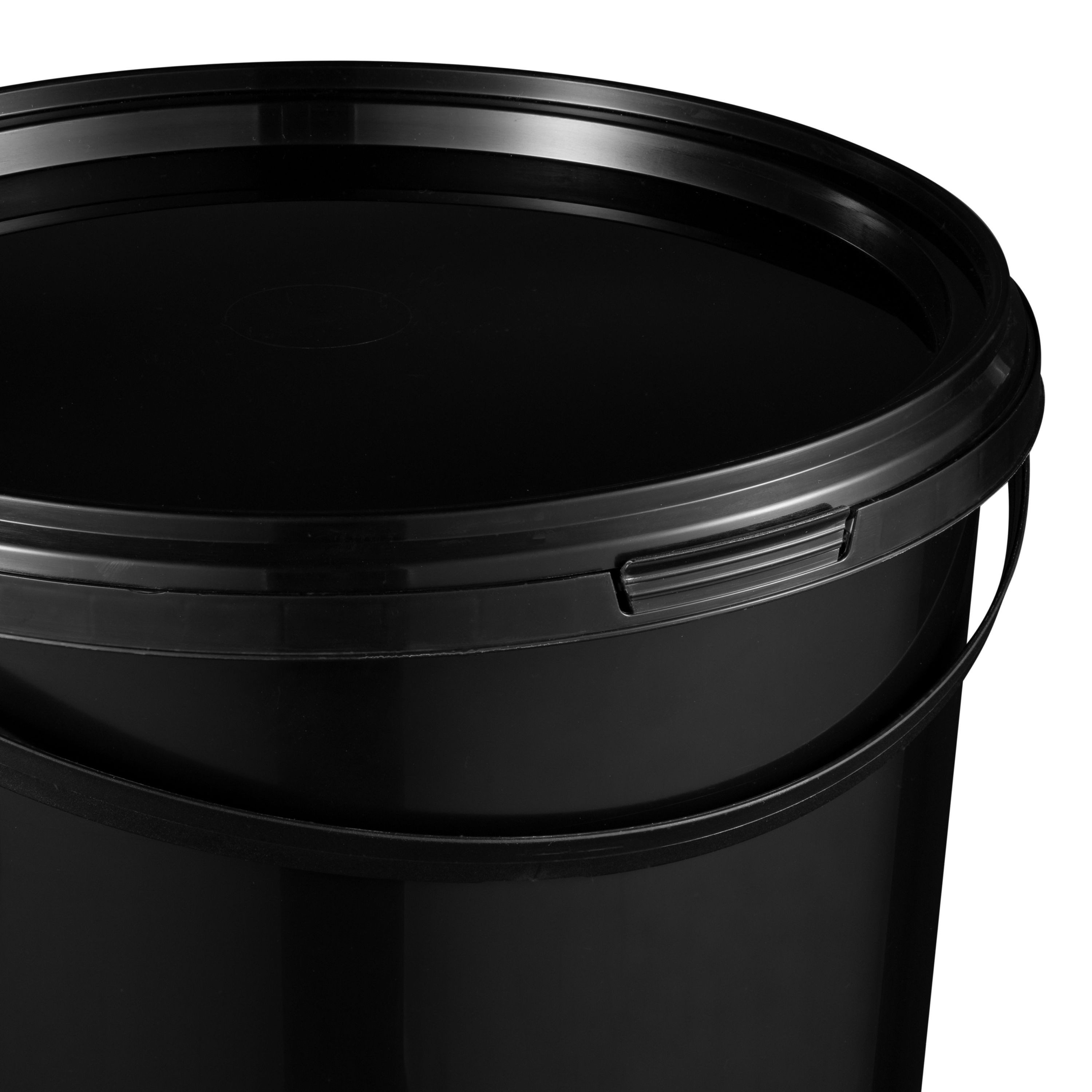Thumbnail - BENBOW Putzeimer für Lebensmittel, Farben, Chemikalien, (Schwarz, 1-tlg., 3L)