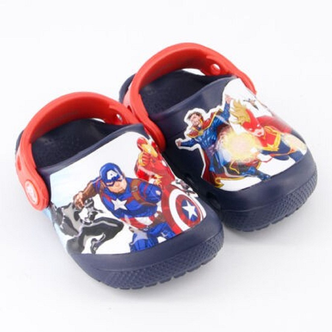 Crocs Crocs Kinder Sandalen, Crocs ft Avengers Patch Clogs, Crocs Kinder Clog Patches Deko