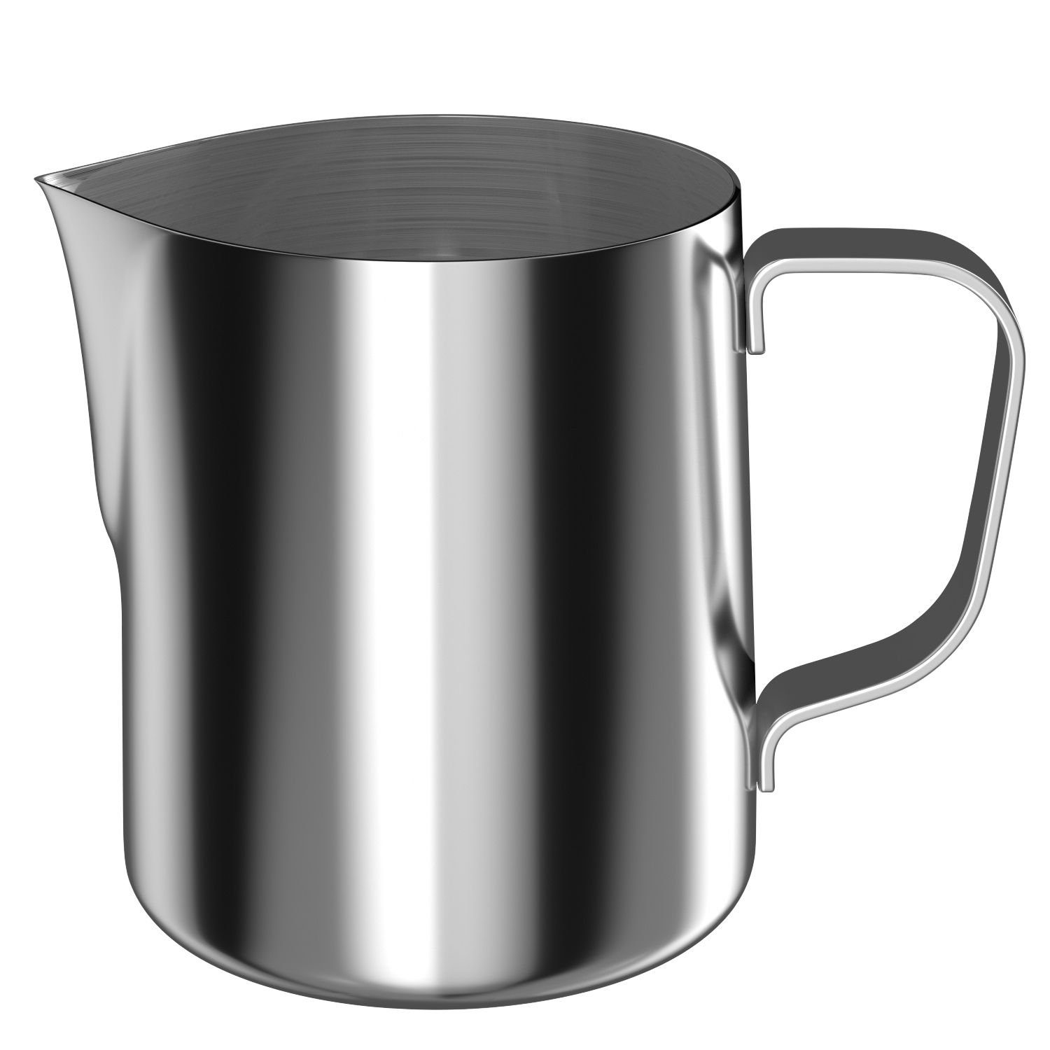 Intirilife Milchkännchen, 350 l, (1-St), Milchkännchen Edelstahl Milchaufschäumer Milchkanne Barista Krug