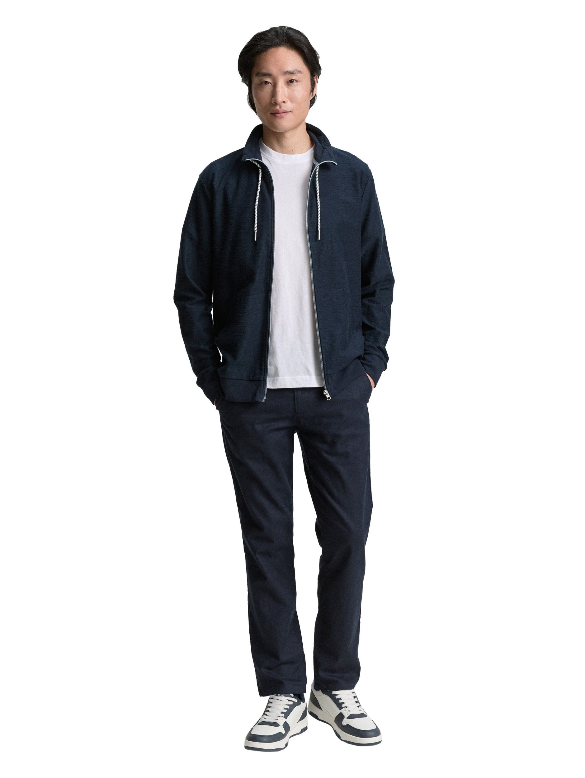 TOM TAILOR Sweatjacke structured t-shirt jacket