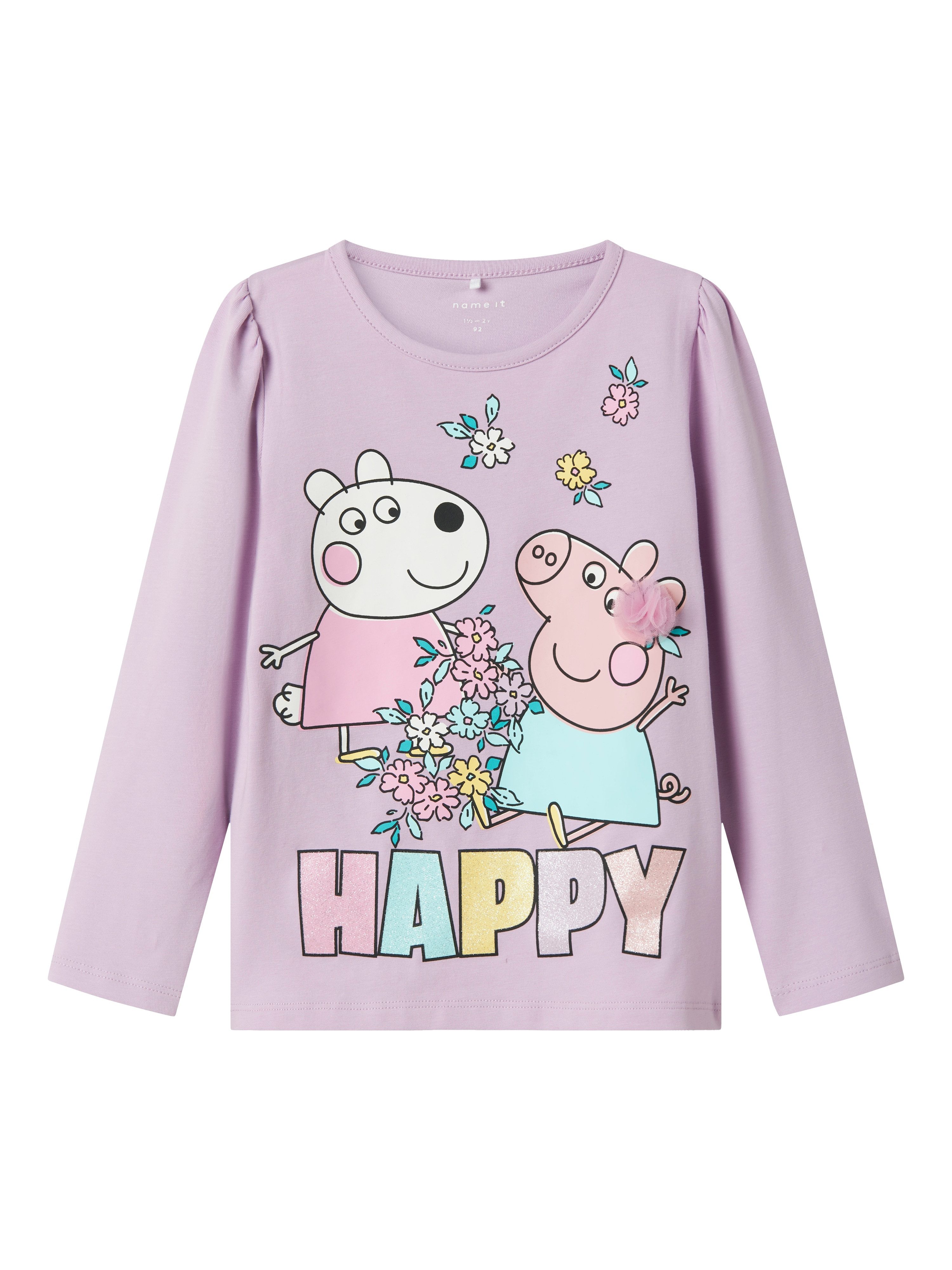 Name It Langarmshirt NMFFIFFI PEPPA LS TOP BOX CPLG