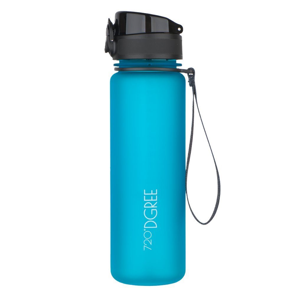 500ml,650ml,1 liter, 720°DGREE l 1,5 Früchtebehälter, Sport uberBottle Wasserflasche blue sky Outdoor, Sportflasche für Schule, auslaufsicher Fahrrad mit und Trinkflasche