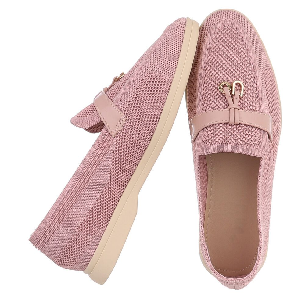 Ital-Design Atmungsaktive Loafers für Damen mit eleganter Schnalle Slipper günstig online kaufen