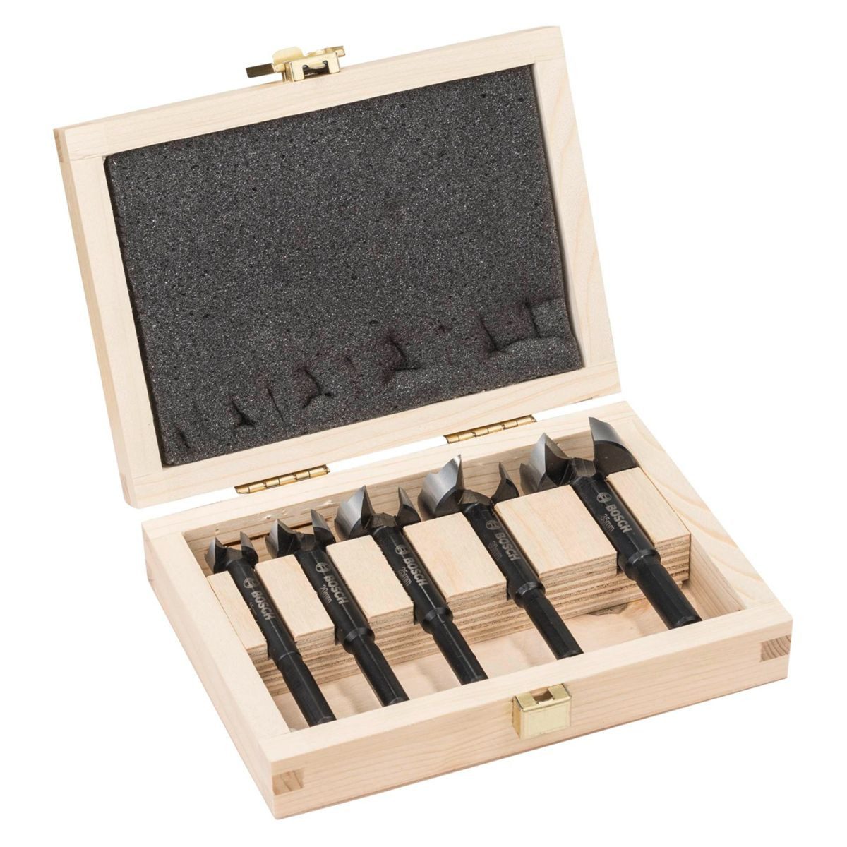 BOSCH Holzbohrer Forstnerbohrer-Set. 5 tlg 15 - 35 mm
