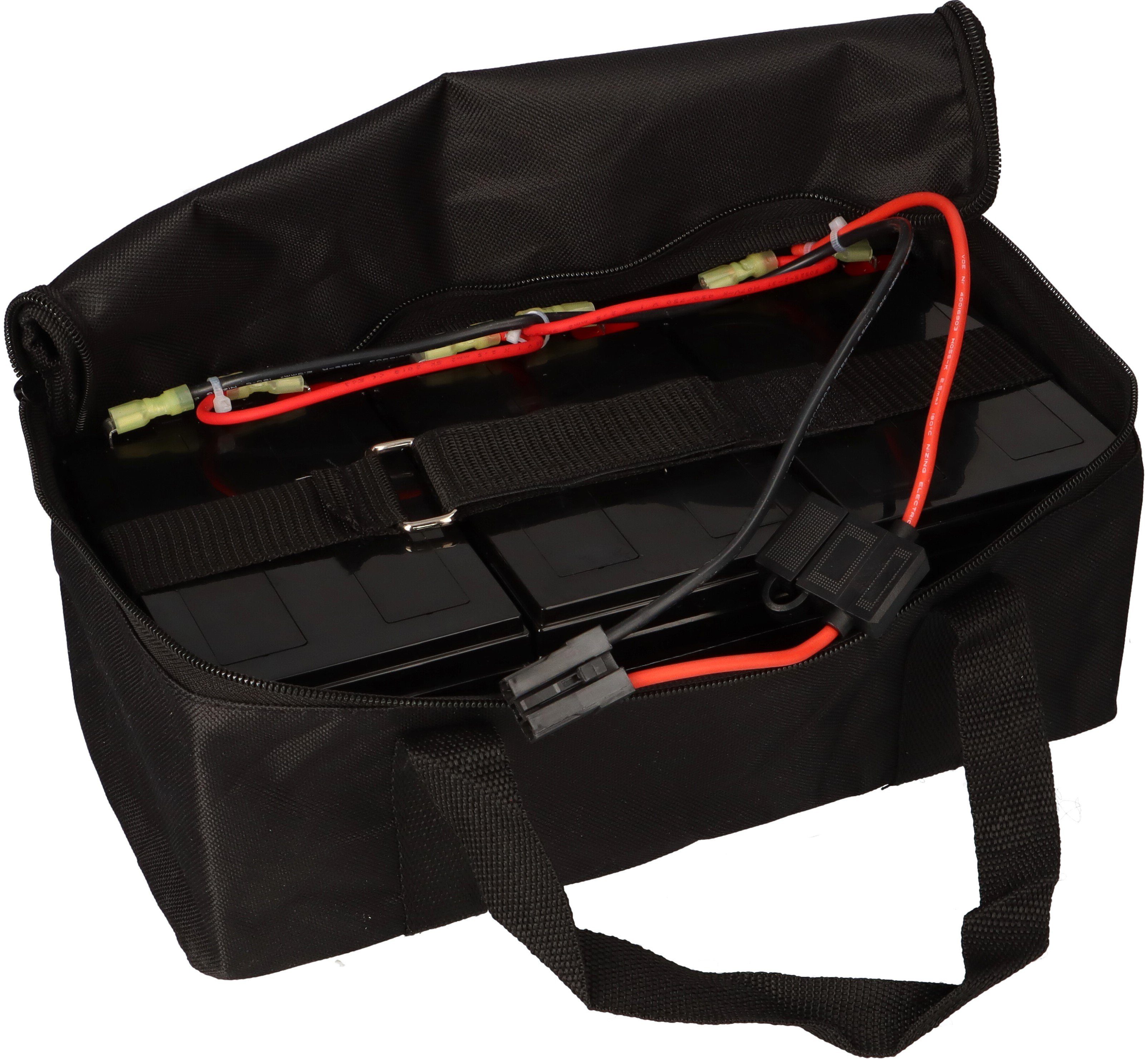 Akkuman.de Akkusatz für Mach1 36V Elektro Scooter 3x 12Volt 15Ah Akku + Tasche Elektromobil-Akku