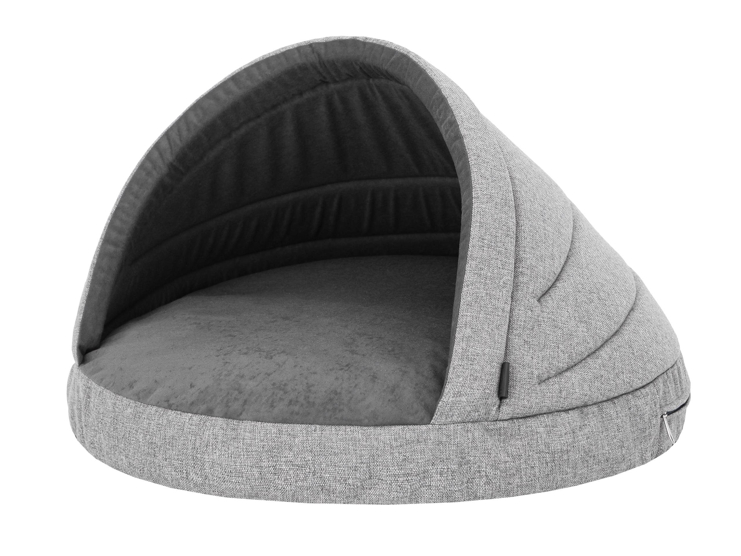 Bjird Hundehütte Hundehöhle für kleine Hunde und Katzen, kratzfeste Hundehöhle und Hundebett in einem, made in EU