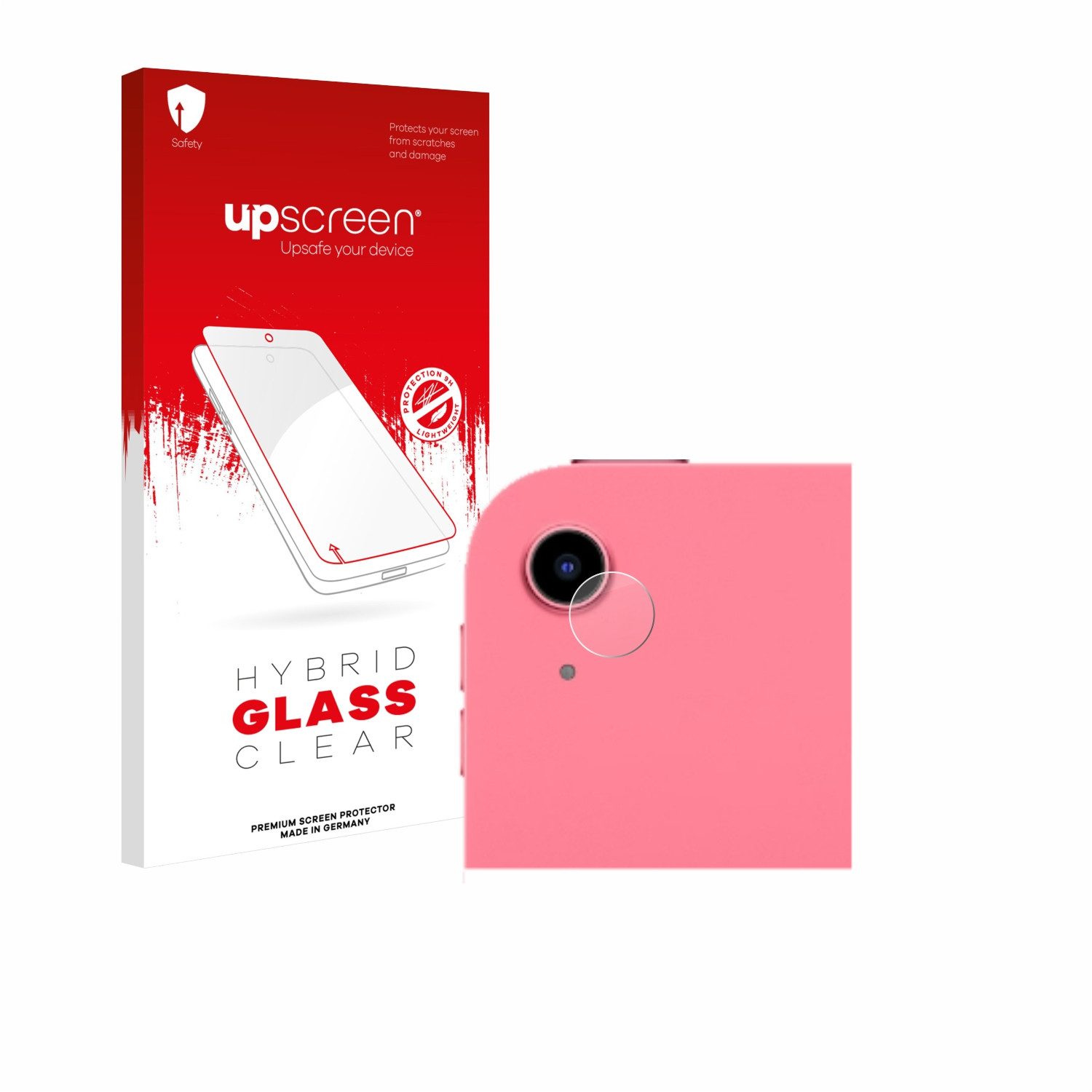 upscreen Displayschutzglas Folie für Apple iPad A16 11" 2025 (NUR Kameraschutz, 11. Gen), Schutzfolie Glas Panzer Display Schutz klar