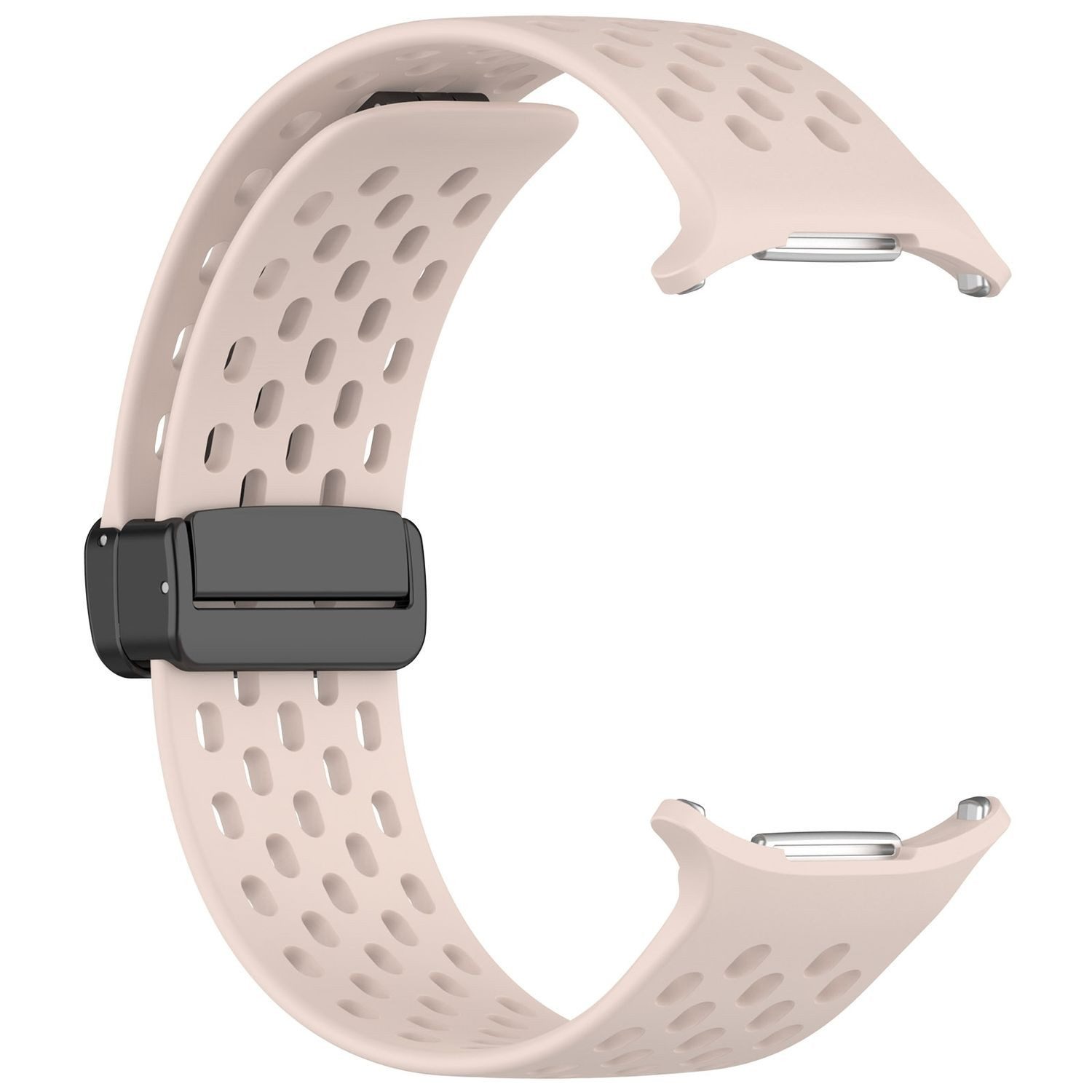 Wigento Smartwatch-Armband Silikon Magnetisch für Samsung Galaxy Watch Ultra 47mm Rosa