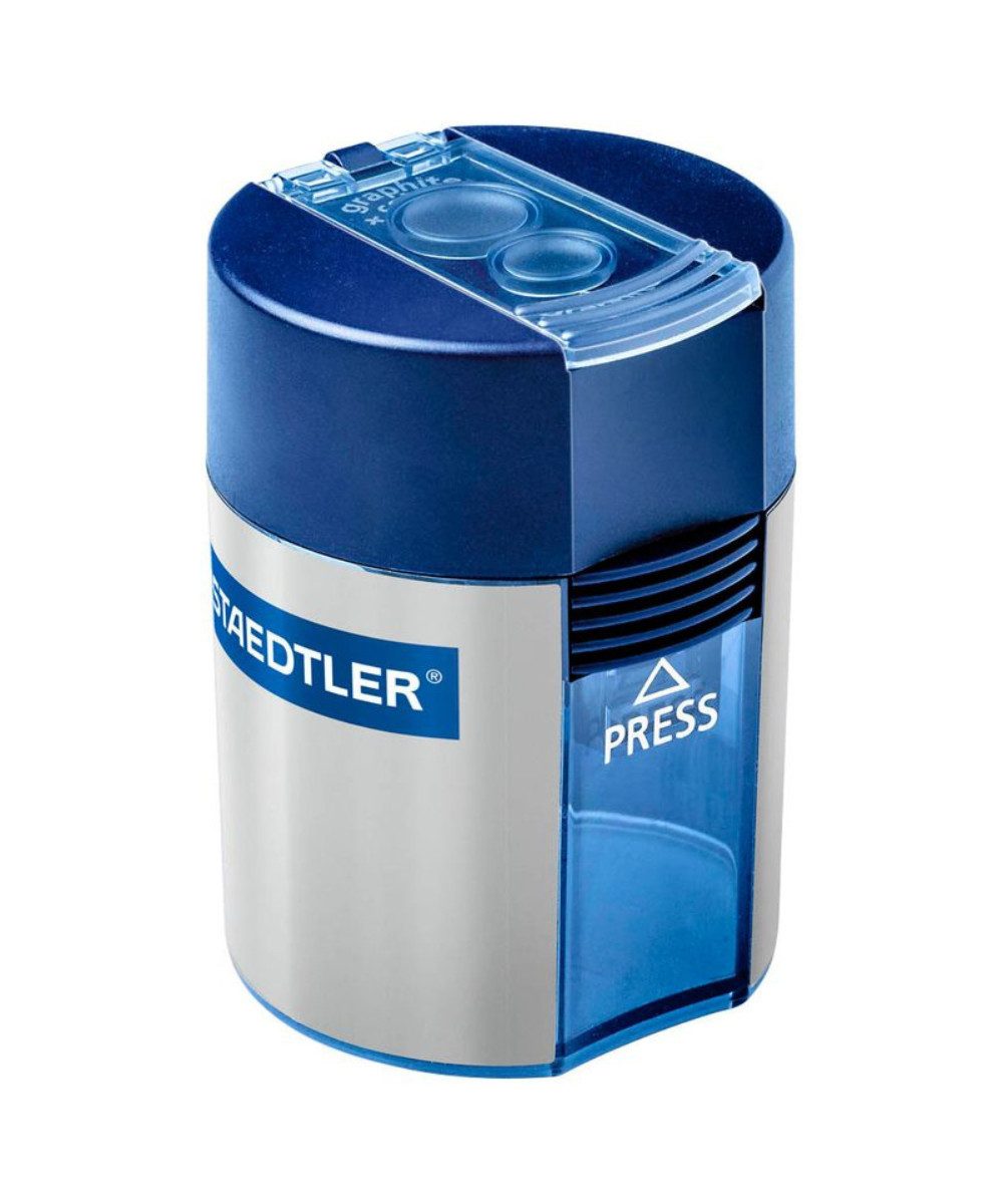 STAEDTLER Точилки STAEDTLER Dosenspitzer Design 512 (doppelt) blau, perfekt für Bleistifte und Farbstifte
