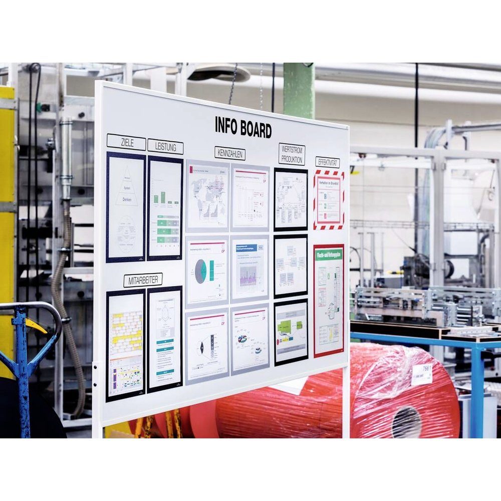 DURABLE Magnettafel Durable 486905 DURAFRAME® Magnetic Info-Rahmen, magnetisch DIN A4 Grün