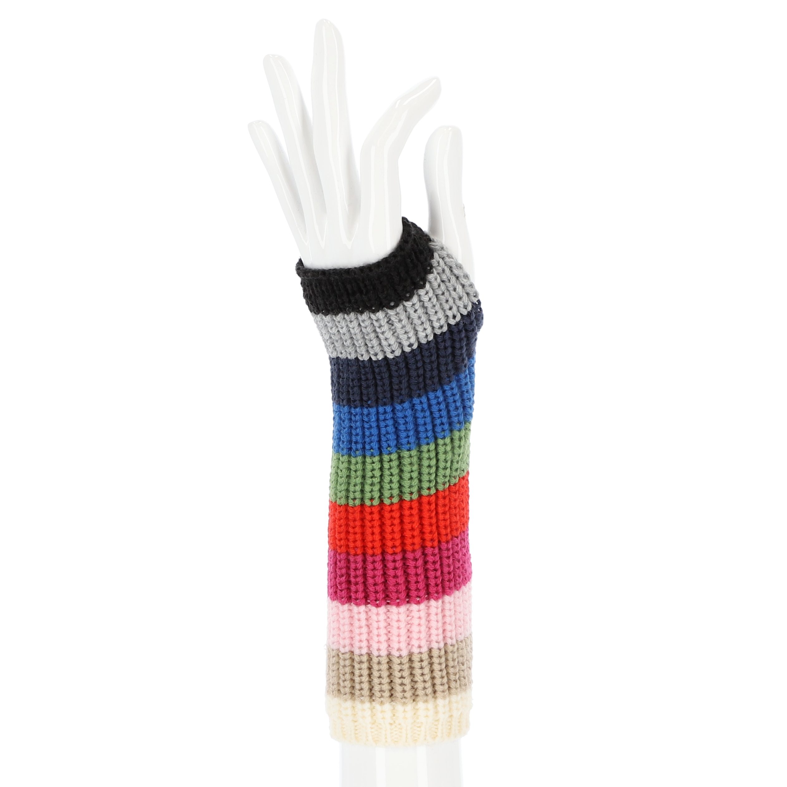 halsüberkopf Accessoires Armstulpen Ringel gestrickt günstig online kaufen
