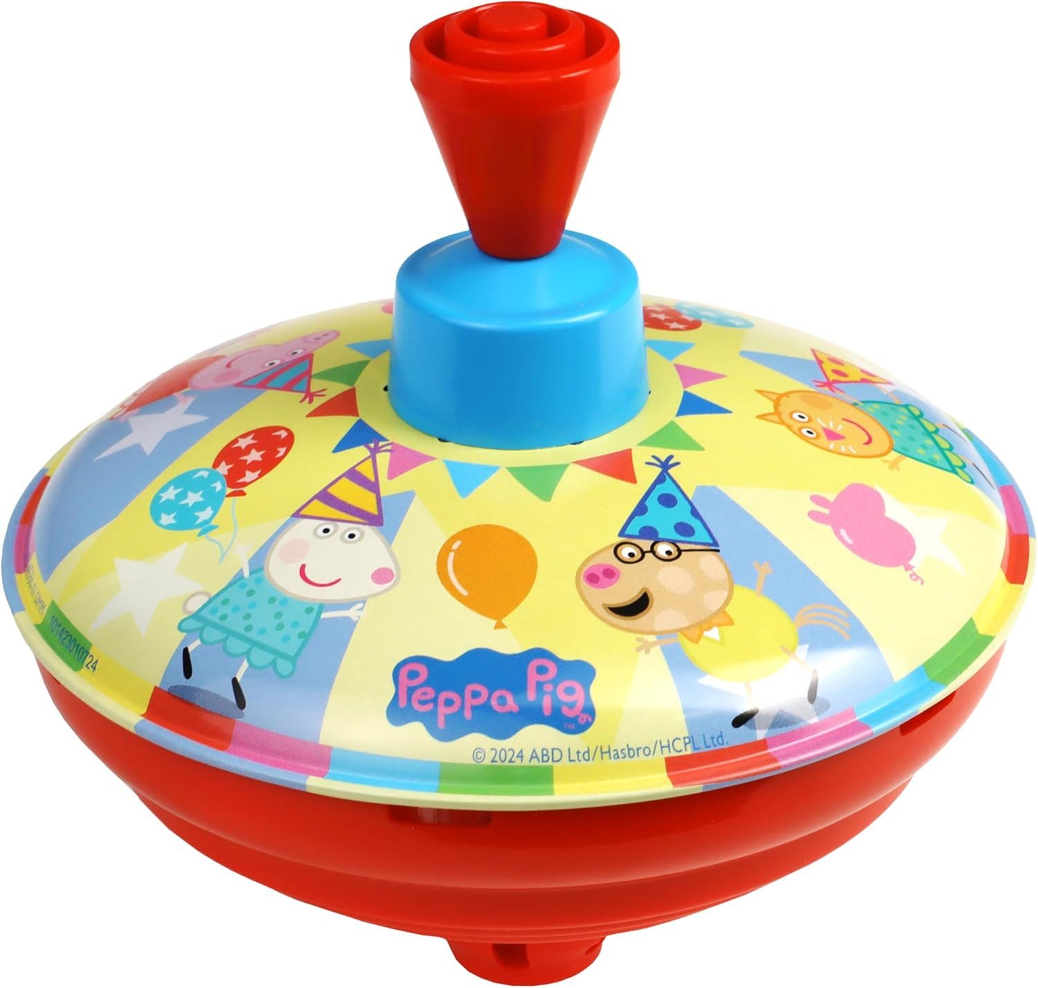 Lena® Spiel Peppa Pig Brummkreisel 13 cm – Motorikspielzeug ab 18 Monaten