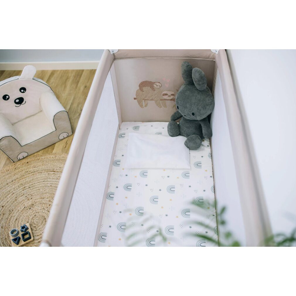 Baby-Reisebett Reisebett Love Lenochod, beige
