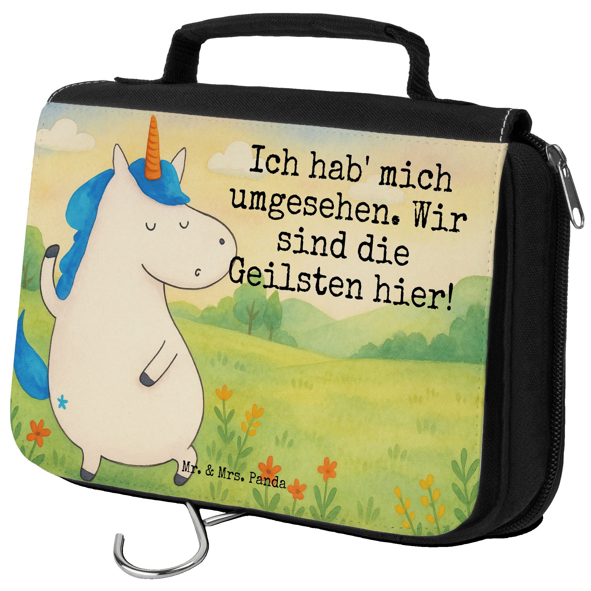 Kulturbeutel Einhorn Mann Design, Kulturbeutel, Weiß, kosmetiktäschchen, beautycas