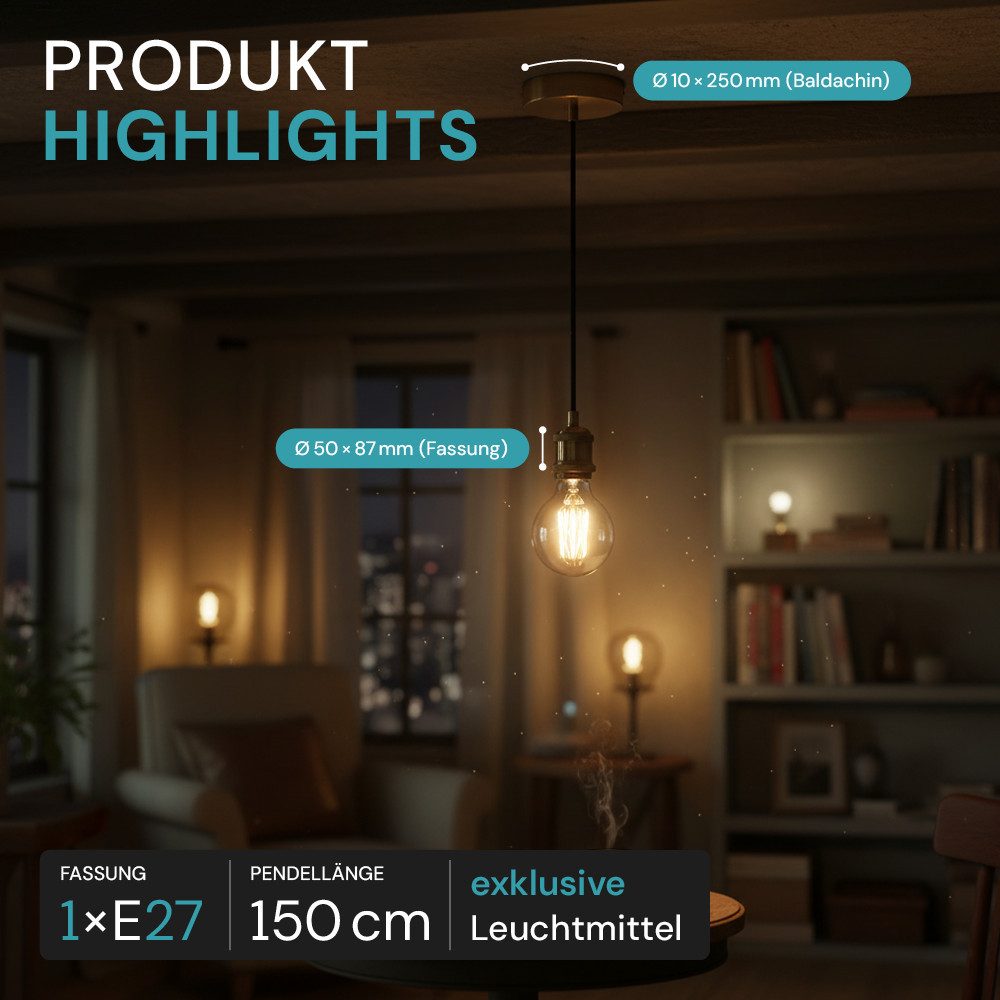 LUXULA LED Pendelleuchte LUXULA LED Pendelleuchte Gold