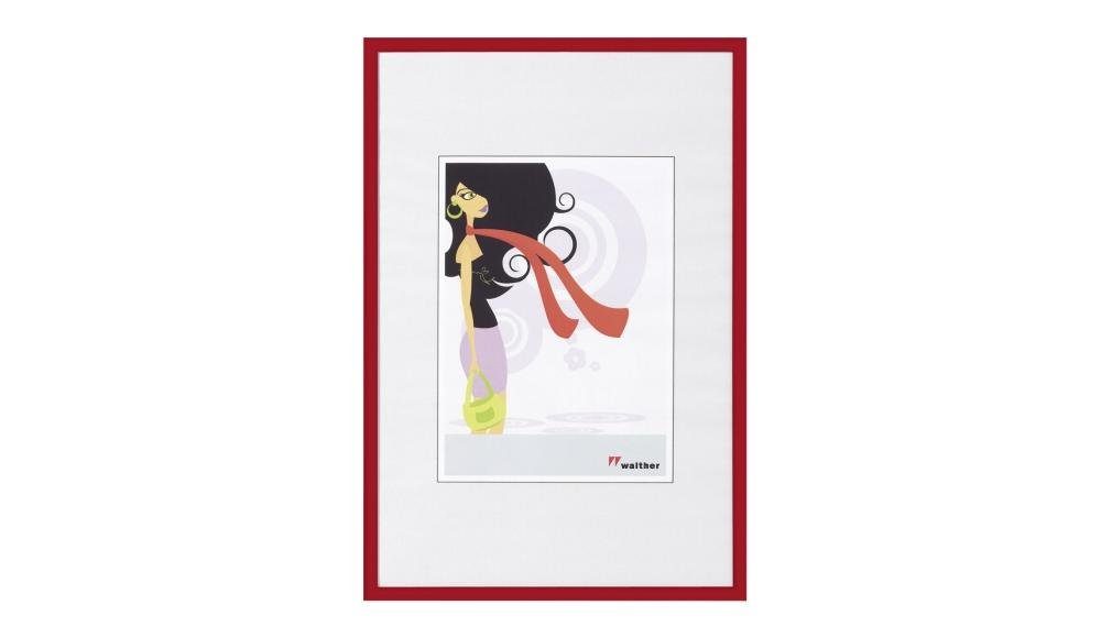 Bilderrahmen Kunststoffrahmen KV015R New Lifestyle 10x15cm rot