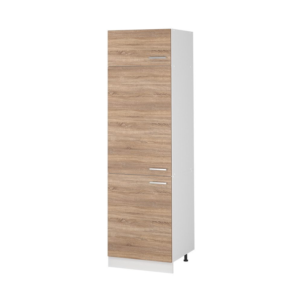 Vicco Hochschrank R-Line, Sonoma/Weiß, 60 cm (1-St)
