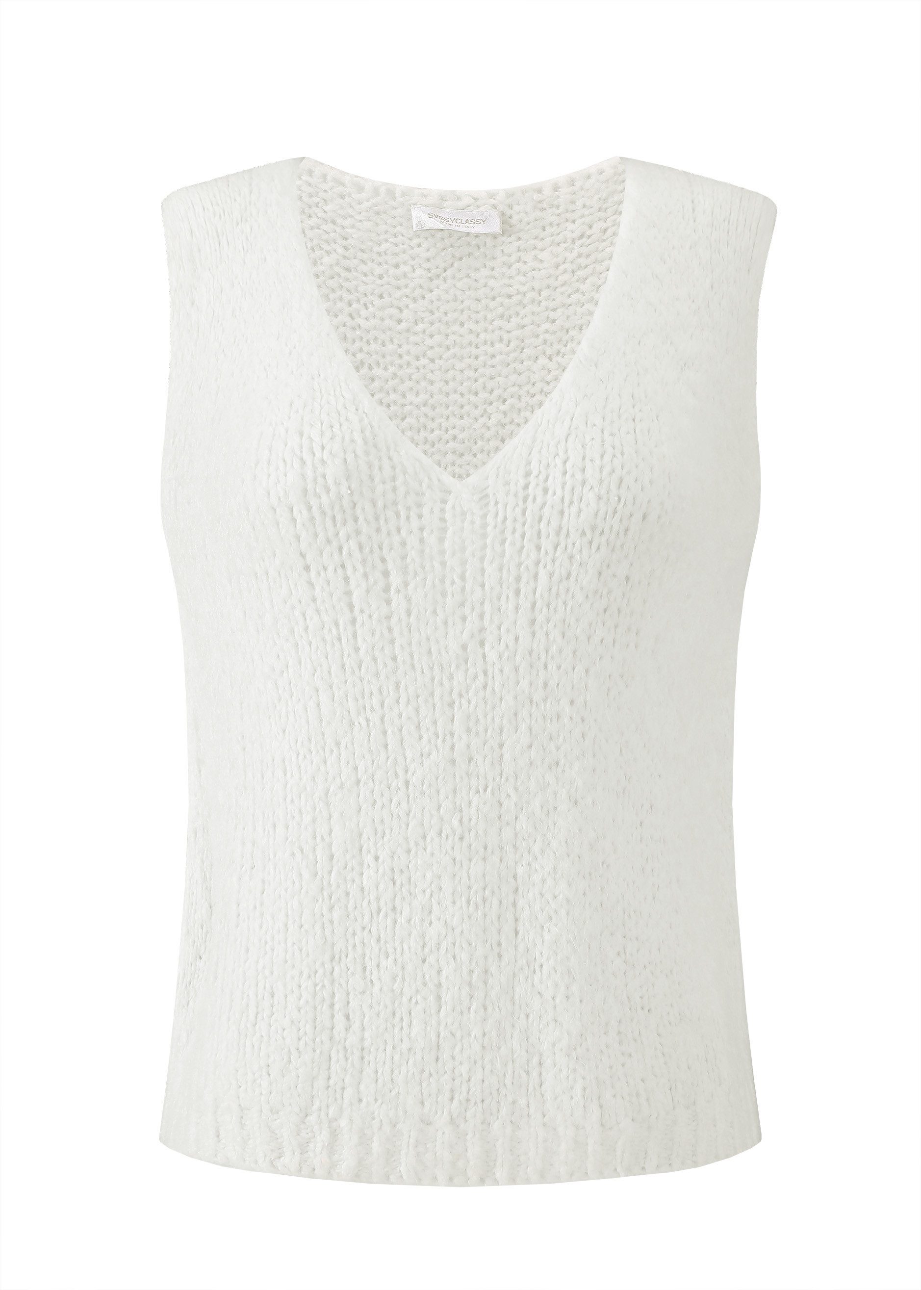 SASSYCLASSY Pullunder Oversize Pullunder Damen mit V-Ausschnitt Elegant günstig online kaufen