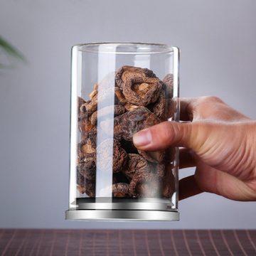 MULISOFT Vorratsglas, Glas, (5-tlg., 800 ml), Vorratsdose Set für Küchen