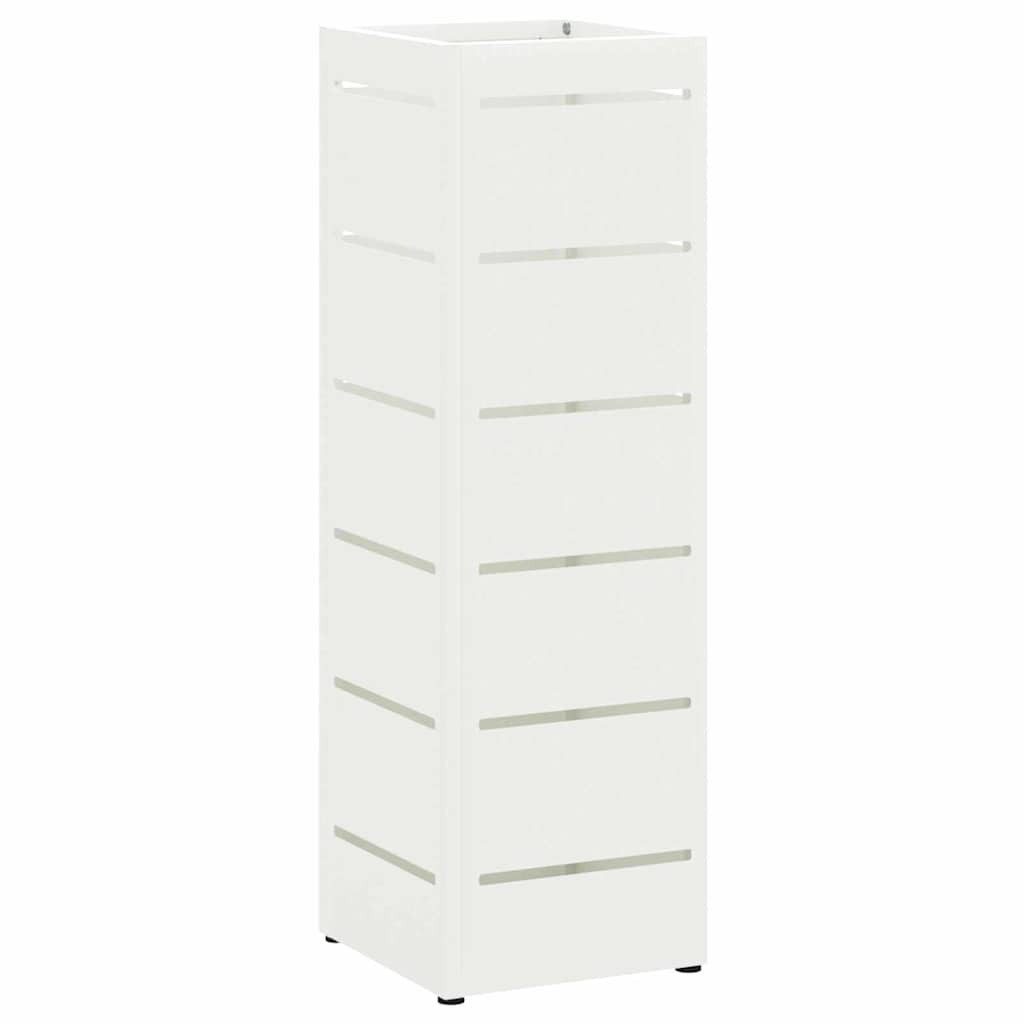 vidaXL Schirmständer Regenschirmständer Weiß Holz Standard Regenschirmständer Modern