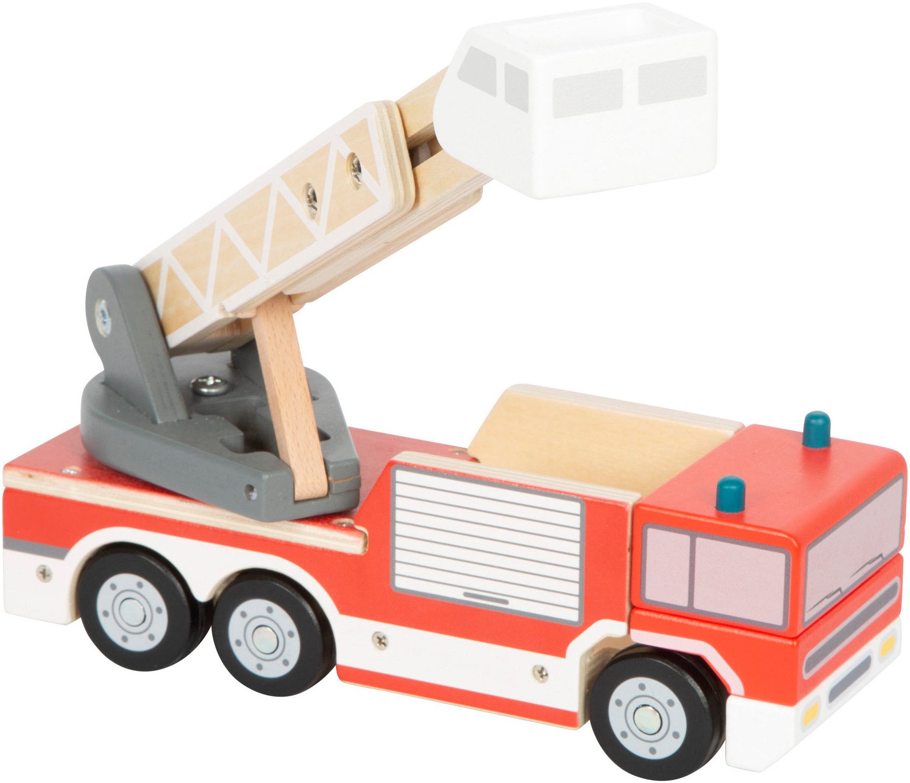 Small Foot Spielzeug-Feuerwehr Feuerwehr mit Drehleiter günstig online kaufen
