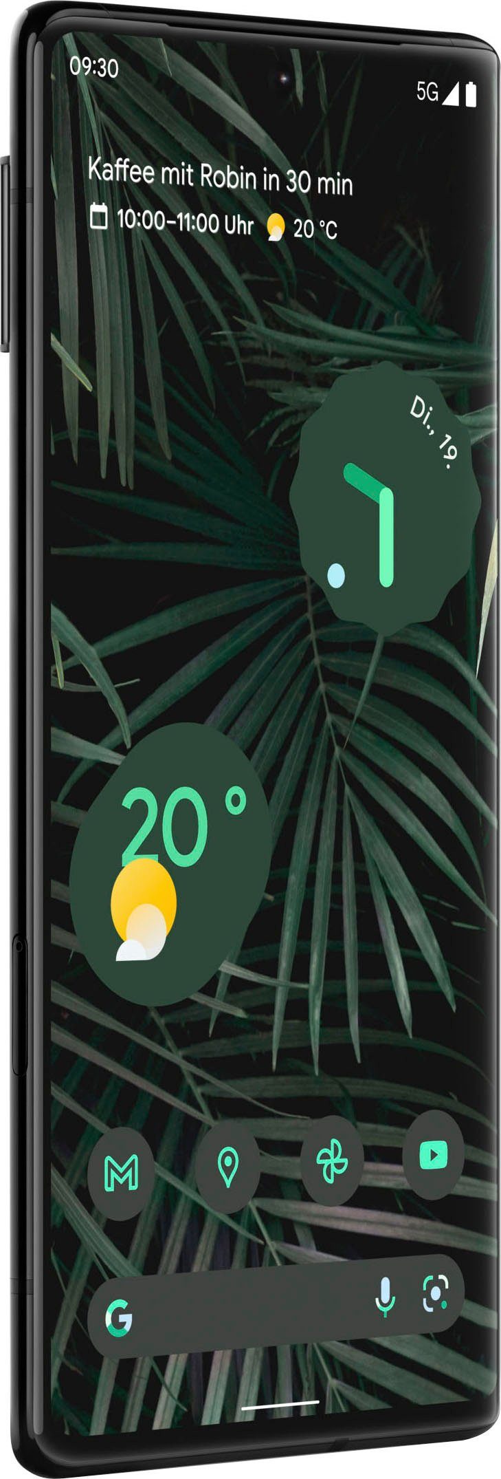 Google Pixel 6 Pro (17 Black 128 GB cm/6,7 50 Zoll, Speicherplatz, Kamera) Stormy Smartphone MP