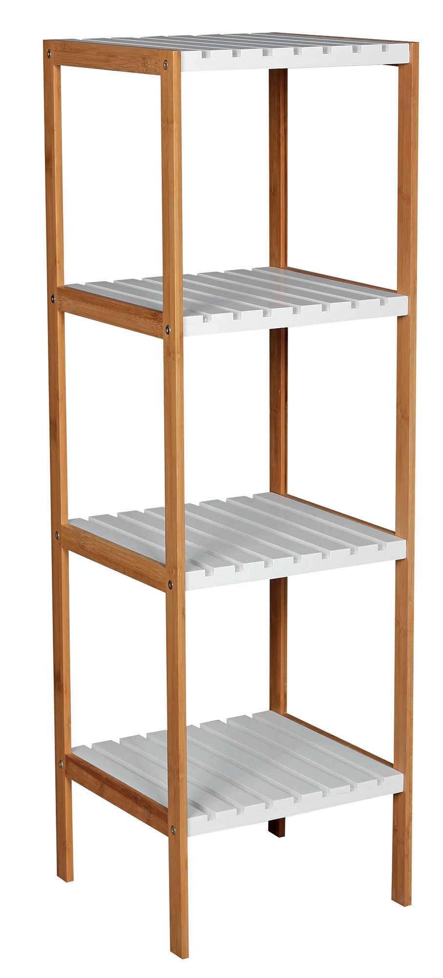 MSV Badmöbel-Set MSV Kopie von REGAL 4 NIVEAU BAMBUS MDF 34X33X110CM