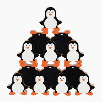 goki Stapelspielzeug Stapelfiguren Pinguine, (18-tlg), für stundenlangen Spielspaß