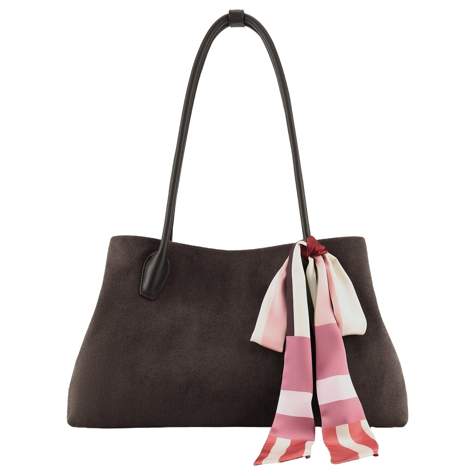 Les Visionnaires Umhängetasche Sophie Grande Cozy Scarf - Schultertasche 42 cm (dark brown)