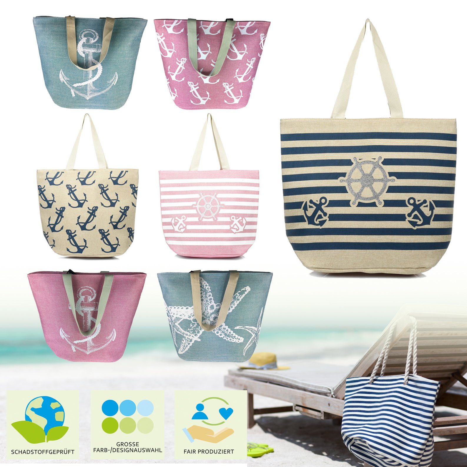 BambiniWelt by Rafael K. XL-Strandtasche Strandtasche günstig online kaufen