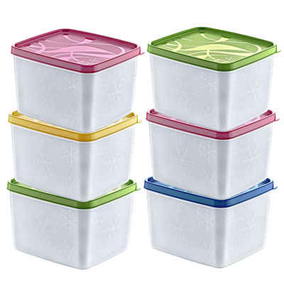 Annastore Vorratsdose Hochwertige Tiefkühldosen - Gefrierdosen - Tiefkühlboxen, von -20°C bis + 100°C - Gefrierboxen Luftdicht