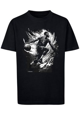 F4NT4STIC T-Shirt Basketball Splash Sport UNISEX Print