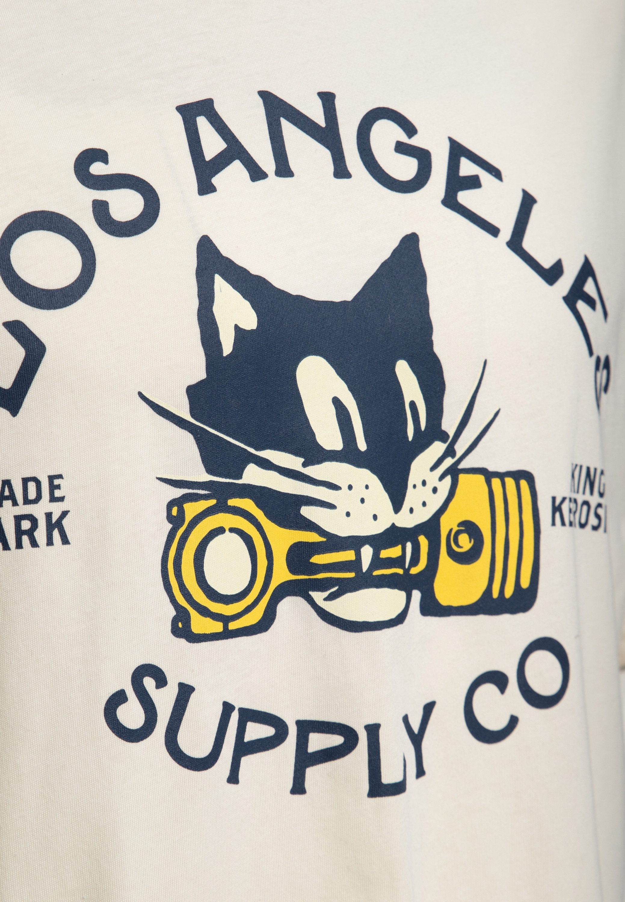 KingKerosin Print-Shirt Los Angeles Supply Co. (1-tlg) mit Artwork-Print