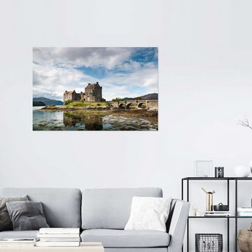 Posterlounge Wandfolie Reiner Würz, Schottland - Eilean Donan Castle, Wohnzimmer Fotografie