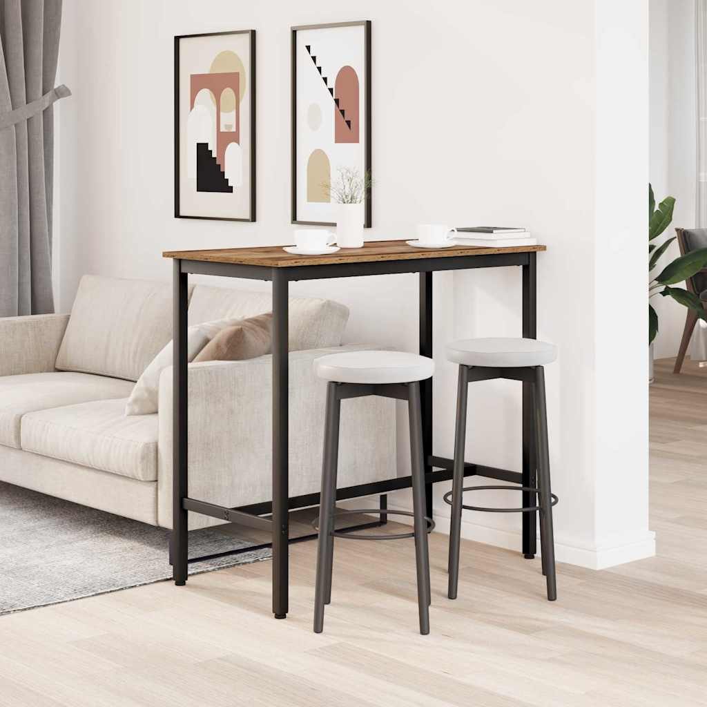 vidaXL Bartisch 100 x 50 x 90,5 cm Tisch Altholz 100x50x90,5 cm Ingenieure Holz und S