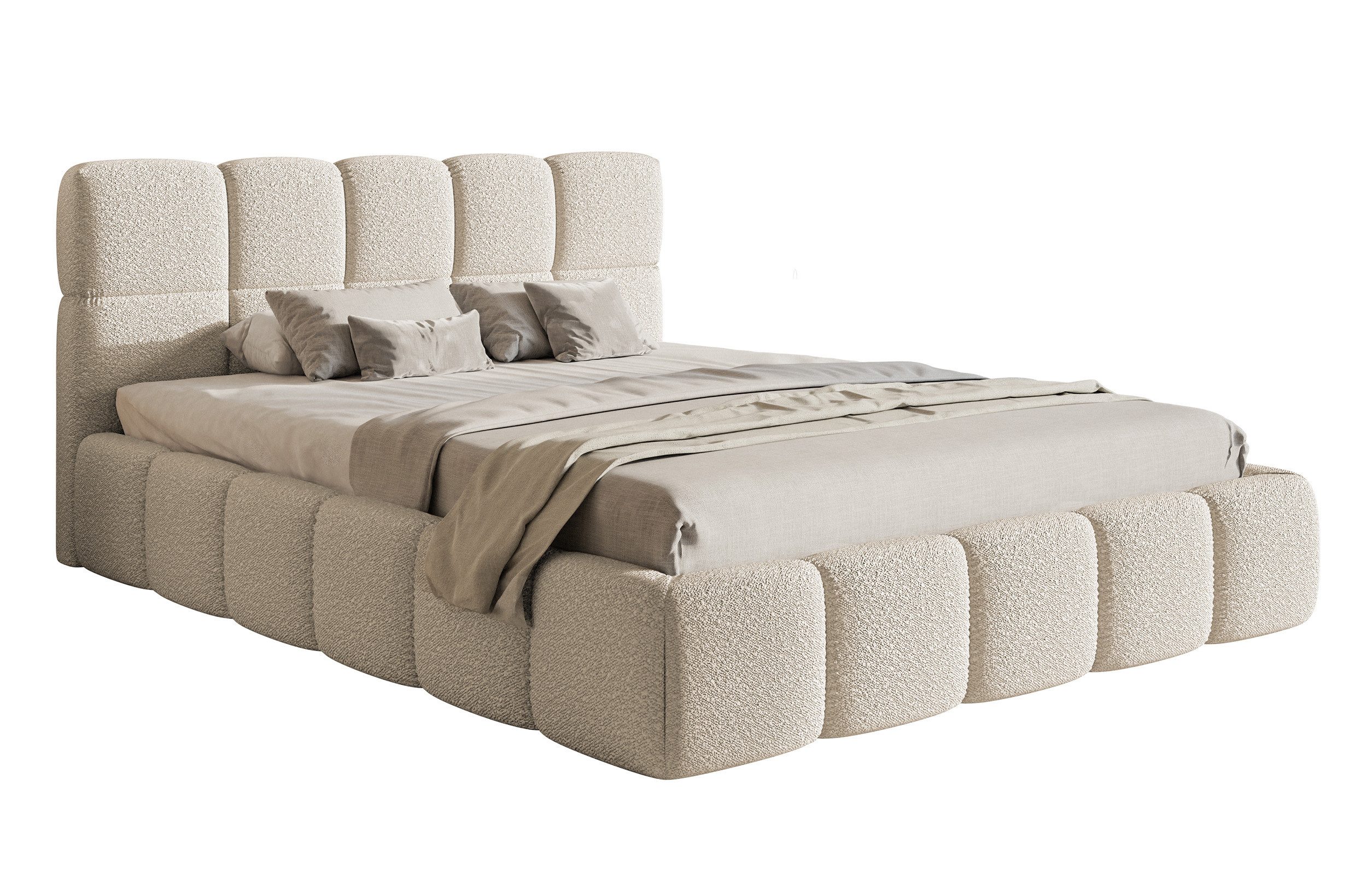 Selsey Polsterbett CLOUDY, mit Rollrost, Kopfteil günstig online kaufen