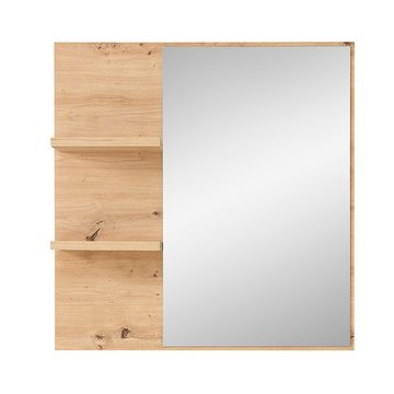 Lomadox Garderobenspiegel BLISS-36, Eiche Flurspiegel Garderobe Spiegel 78x80x16,5 cm