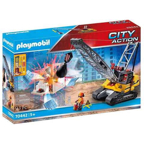 Playmobil® Spielzeug-Bagger PLAYMOBIL® 70442 - City Action - Seilbagger mit Bauteil