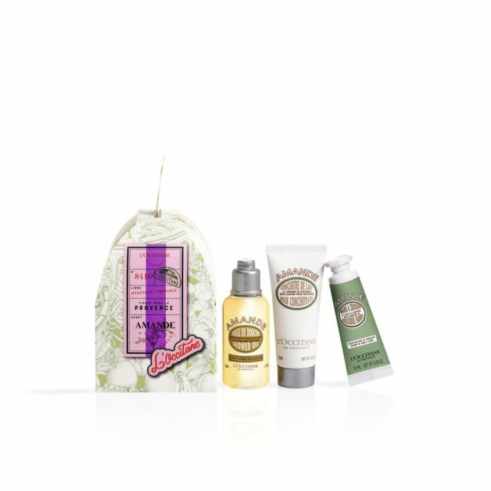 L'OCCITANE Hautpflege-Set ALMOND CASE 3 Stück