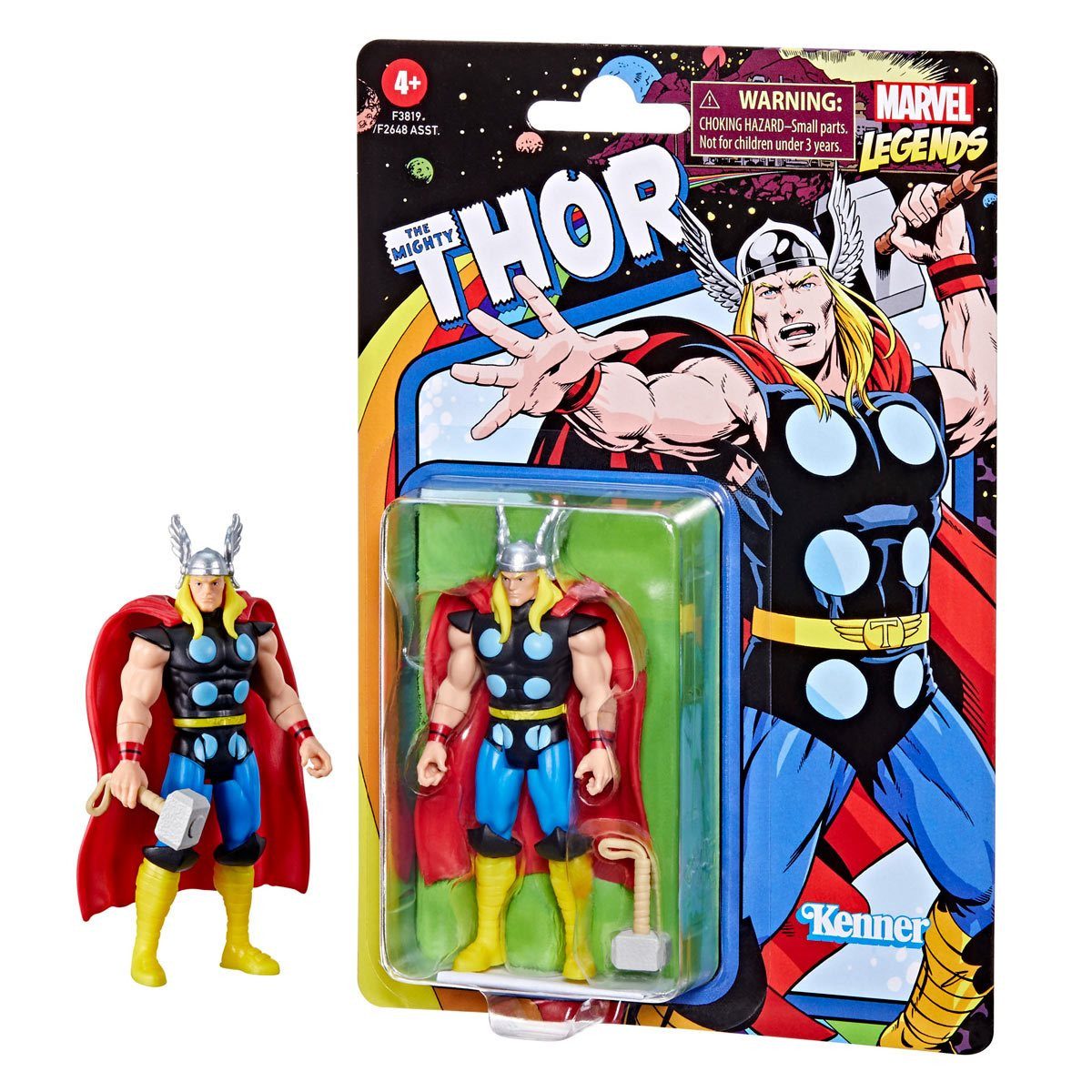 Hasbro Actionfigur Marvel Legends Retro 375 Collection Thor 3 3/4-Inch Actionfigur