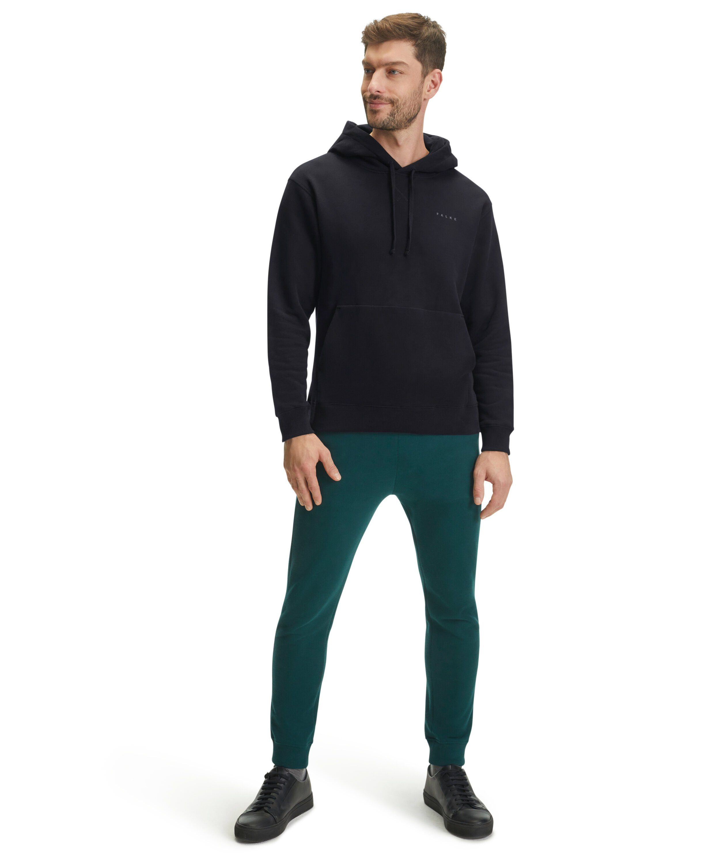 FALKE Hoodie (1-tlg., 1) aus reiner Baumwolle