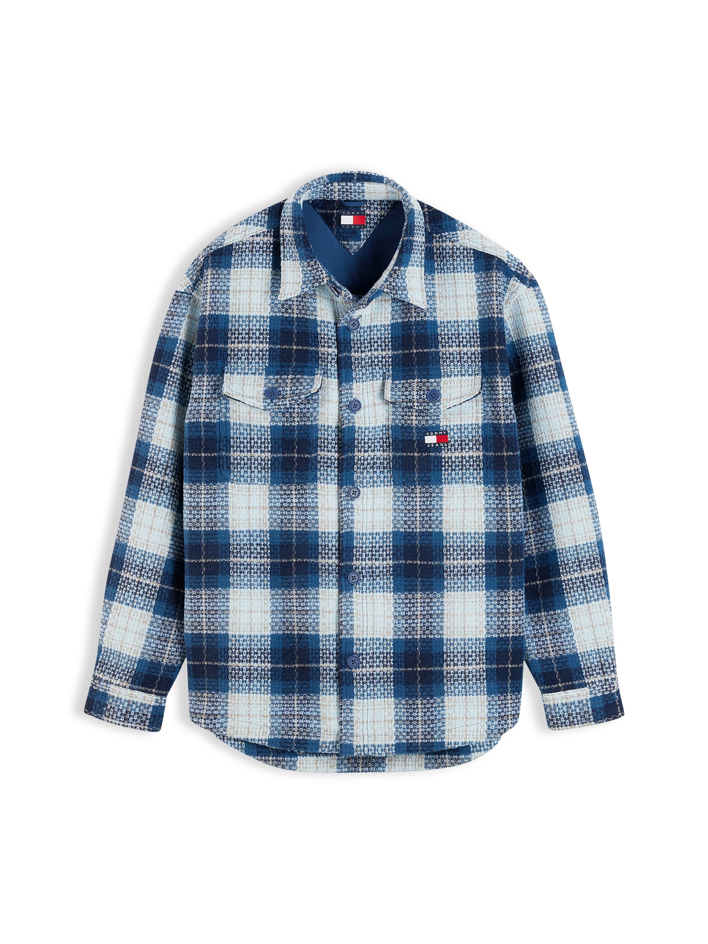 Tommy Jeans Hemdjacke CHECK OVERSHIRT Regular fit mit Karomuster