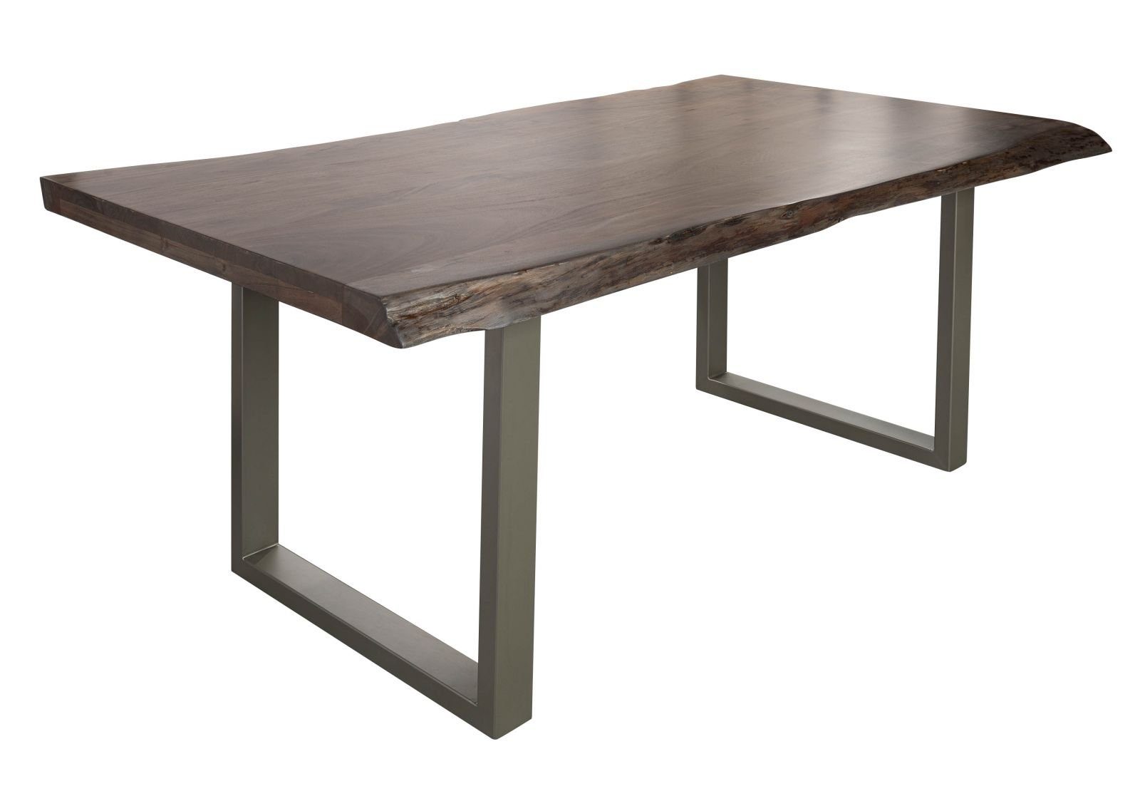 Massivmoebel24 Baumkantentisch FREEFORM (Baumtisch Akazie 200x100x77 günstig online kaufen