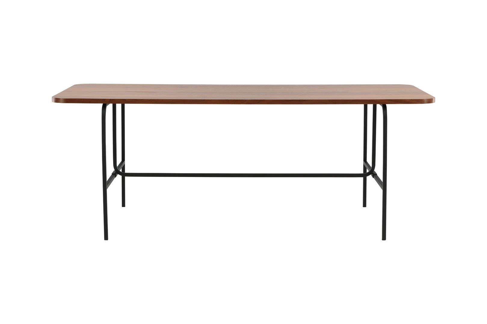 ebuy24 Esstisch Uno Esstisch 90x200cm Nussbaum furniert. (1-St)