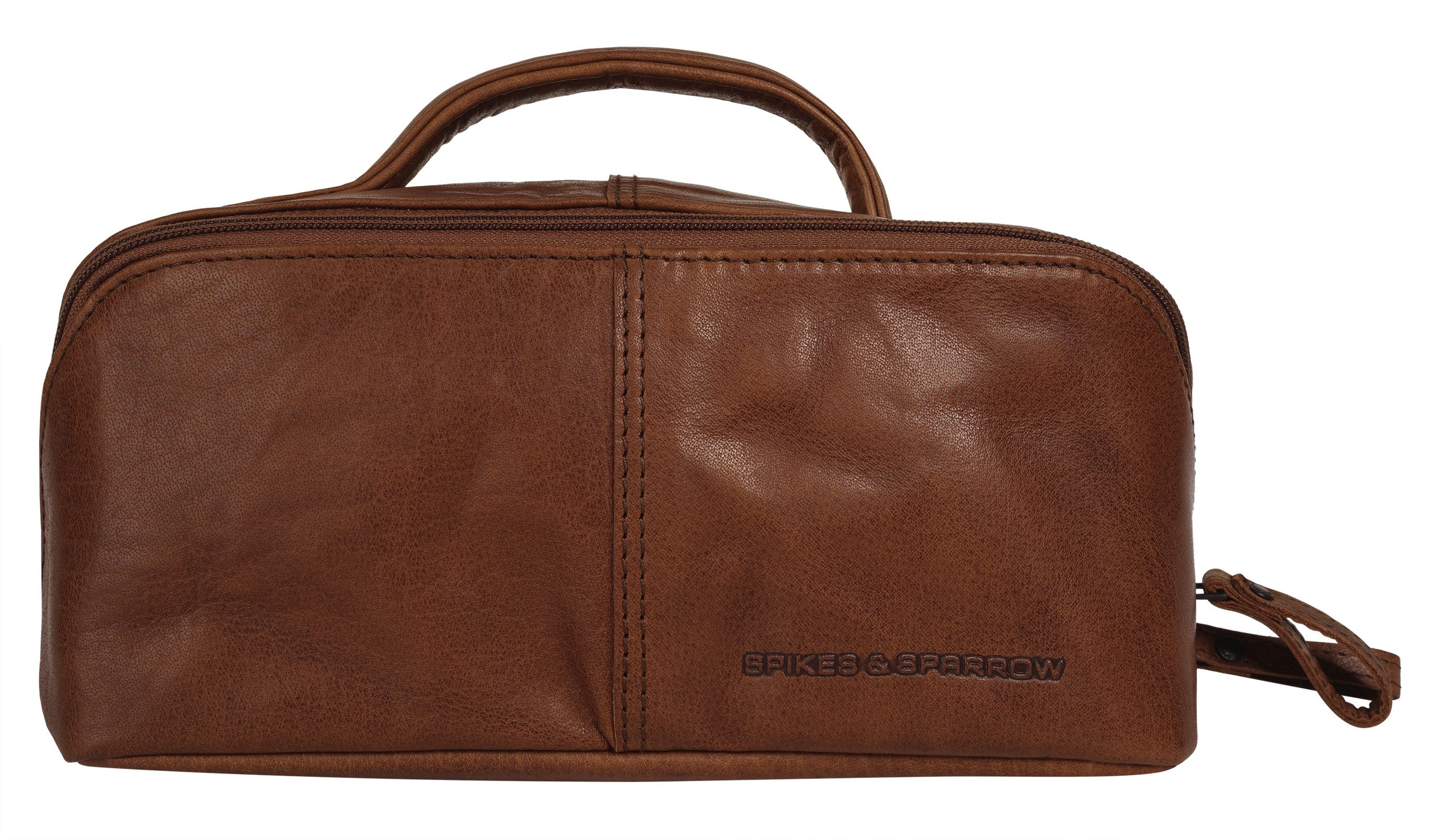 Spikes & Sparrow Kulturbeutel, echt Leder